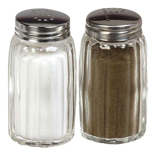 Peper en zoutstrooier 7 (h) cm set van 2 stuks