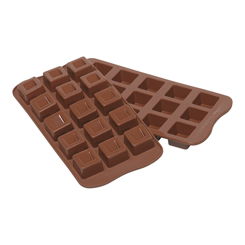 Easy Choc Chocoladevorm "Cubo" 15x 10 ml