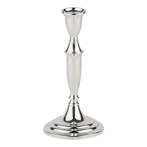 Kandelaar "Classic" 20,5 (h) cm voet Ø 10 cm verzilverd
