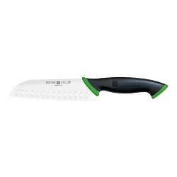Wüsthof PRO colour Japans Koksmes Santoku met kuiltjes 4860g groen