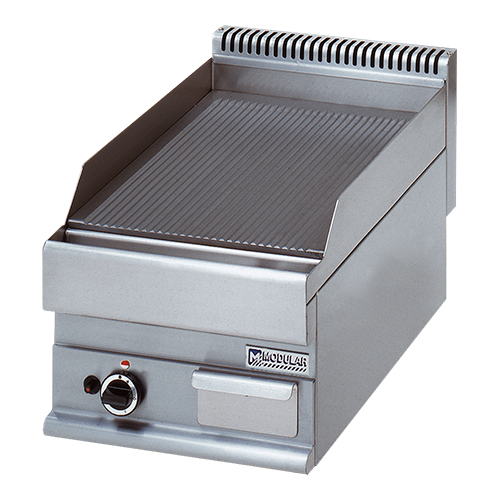 Modular 650 Gas Bak/Grillplaat gegroefd