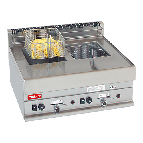 Modular 650 Gas Friteuse 2x 8 liter dubbel 65/70 FRGP propaan