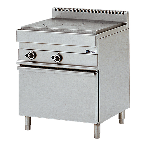 Modular 650 Gasplatenfornuis met oven