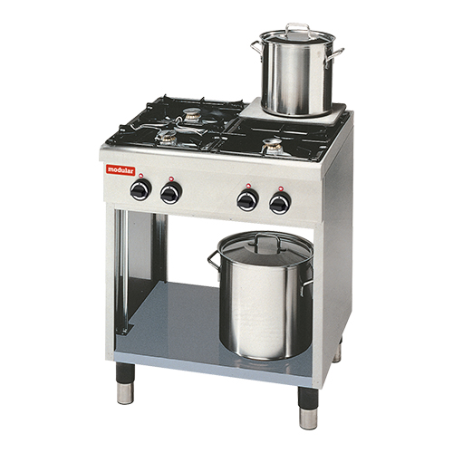 Modular 650 Gaskooktafel met 4 branders propaan