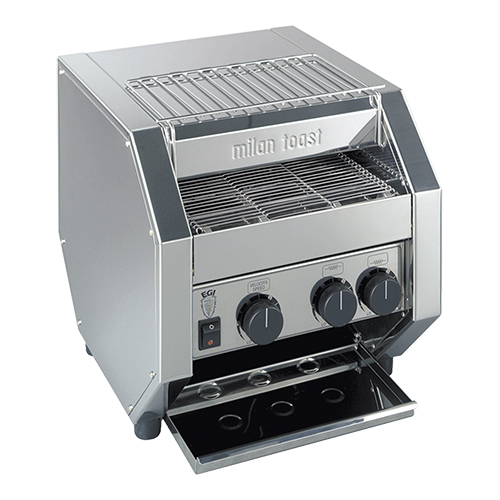 MilanToast Conveyor Toaster capaciteit 500 doorvoerbreedte 30 cm 2 rijen