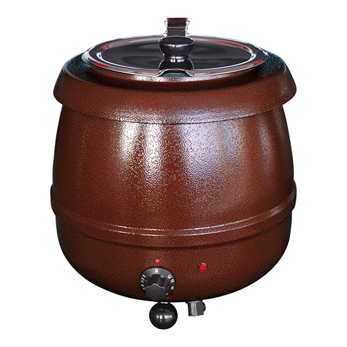 Bistro Au Bain Marie Soepketel 10 liter Ø 35 cm rustiek bruin