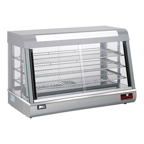 CaterChef Warmhoudvitrine zilver