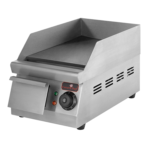 CaterChef Bak/Grillplaat Mini glad