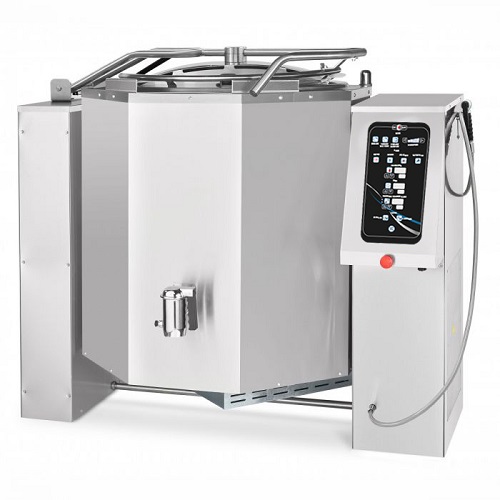 Combisteel Elektrische Kookketel 350 liter met indirecte verhitting inclusief aftapkraan