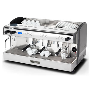 Combisteel Espressomachine 17,5 liter Gold line met 3 groepen cyclusduur 720 per uur