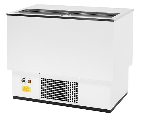 Combisteel Koelkist 137 liter met RVS deksel