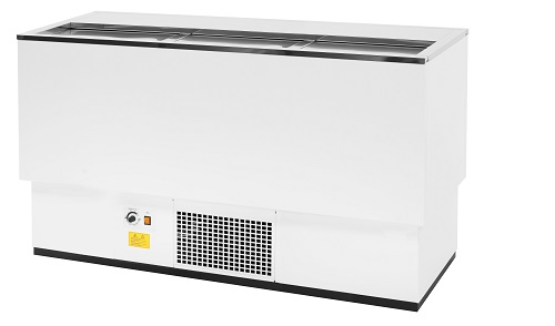 Combisteel Koelkist 230 liter met RVS deksel