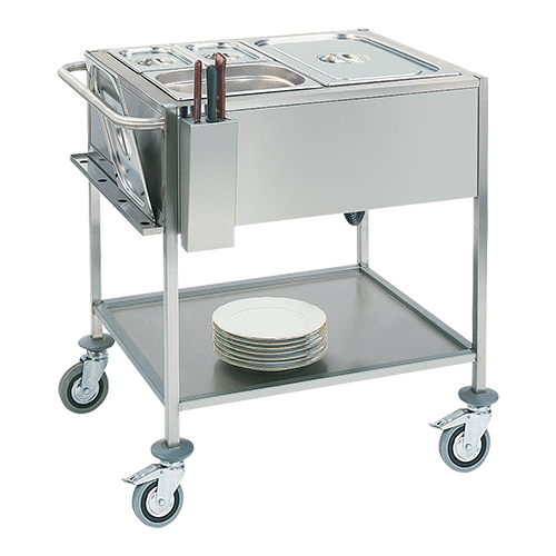 MaxPro Bain Marie wagen GN 2/1