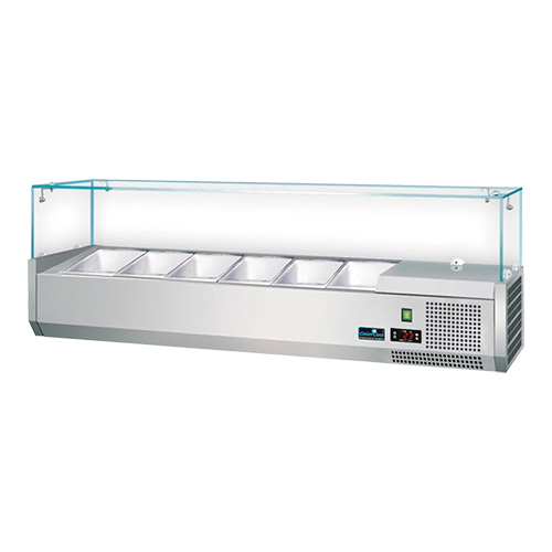 CaterCool Opzetkoelvitrine 34 liter 5x GN 1/4