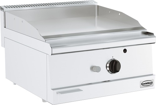 Combisteel Bakplaat verchroomd glad op gas