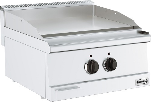 Combisteel Elektrische Bakplaat verchroomd glad