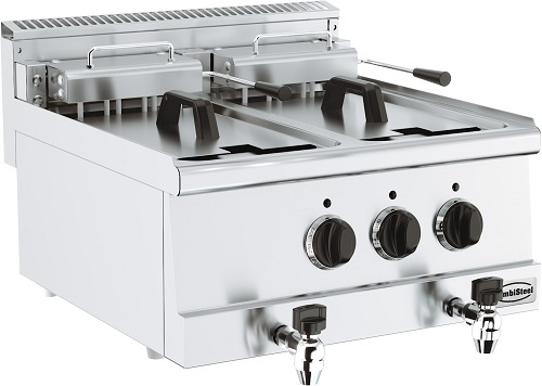 Combisteel Elektrische Friteuse 2x 10 liter