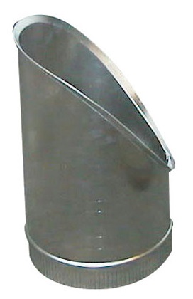 Combisteel T-stuk schuin Ø 15 cm