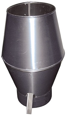 Combisteel Deflectorkap rond Ø 15 cm