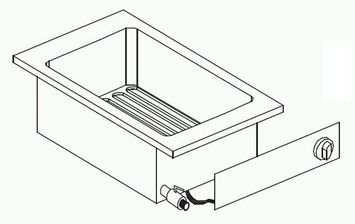 Combisteel Drop-in Elektrische Friteuse 10 liter