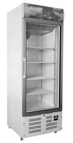 Combisteel Vrieskast 412 liter met 1 glasdeur