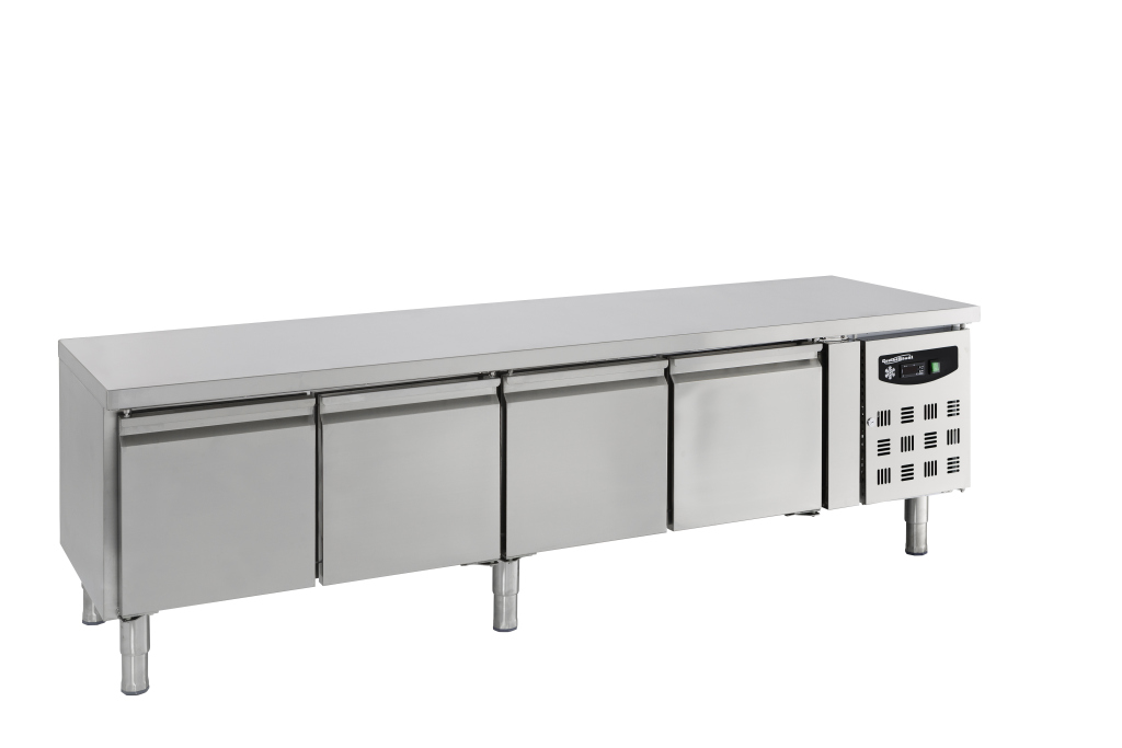 Combisteel Koelwerkbank 420 liter met 4 deuren