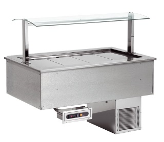 Combisteel Drop-in Gekoelde plaat 5x GN 1/1
