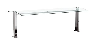 Combisteel Drop-in Glasbrug 6x GN 1/1 met LED verlichting