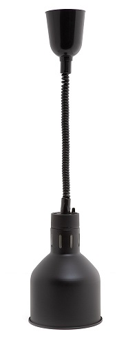 Combisteel Warmhoudlamp zwart Ø 17,5 cm