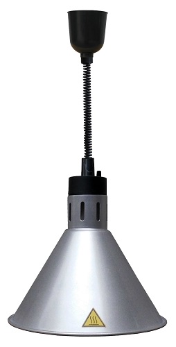 Combisteel Warmhoudlamp silver Ø 27 cm