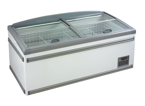 Combisteel Vrieskist 630 liter met glasdeksel - kop element