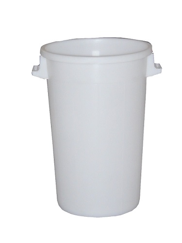 Combisteel Afvalbak wit 200 liter