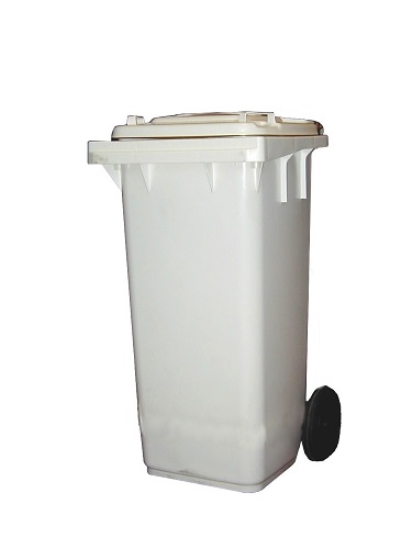 Combisteel Afvalbak wit 240 liter