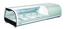 Combisteel Sushivitrine 42 liter 4x GN 1/3
