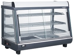 Combisteel Warmhoudvitrine 136 liter met 3 etages