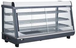 Combisteel Warmhoudvitrine 186 liter met 3 etages