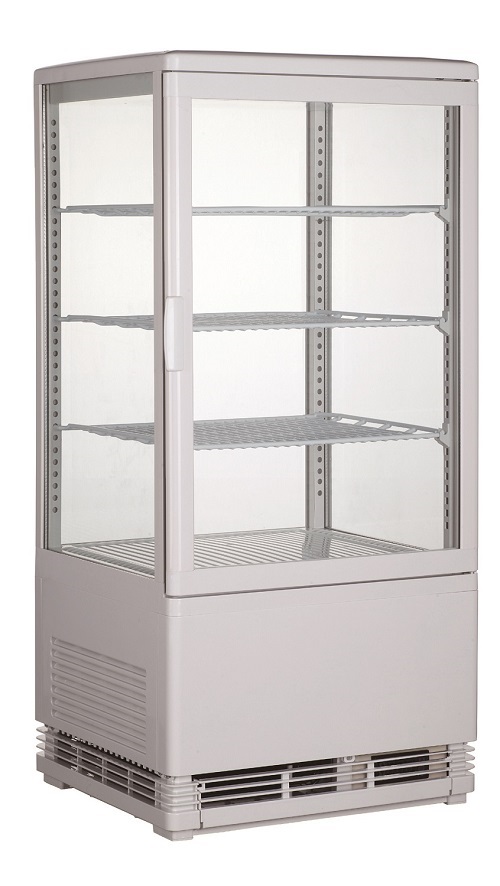 Combisteel Koelvitrine 68 liter met 3 etages wit