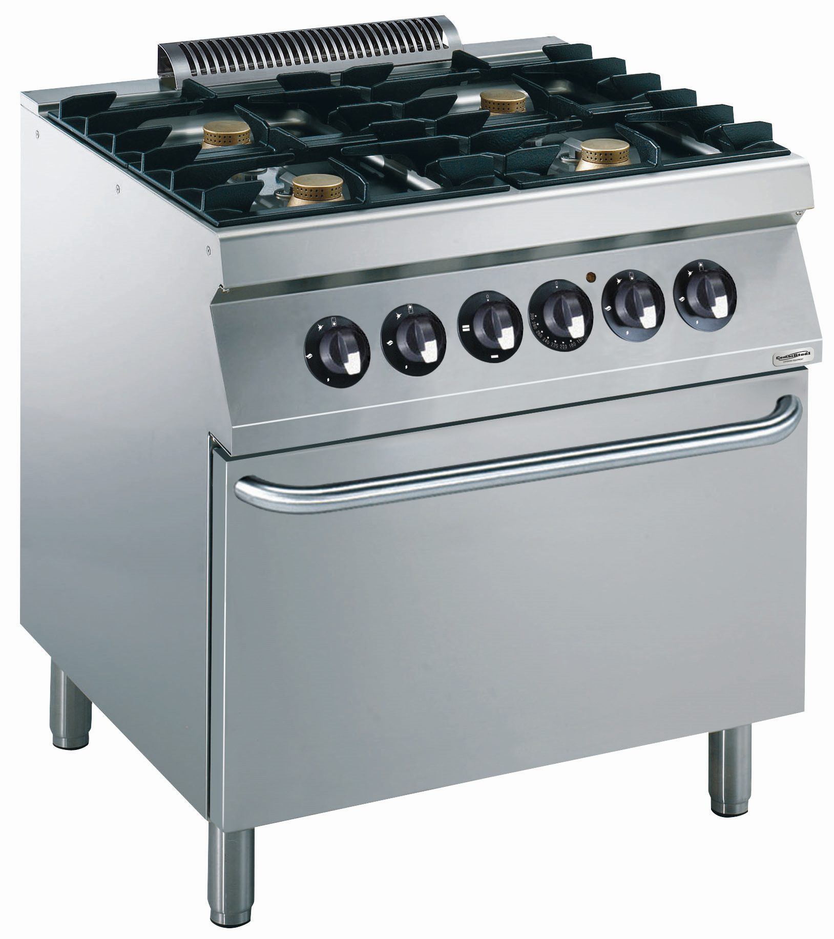 Combisteel Gasfornuis met elektrische oven met 4 branders - PRO Line 700