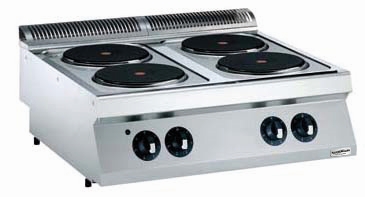 Combisteel Elektrische Kookunit met 4 pitten 4x Ø 23 cm - PRO Line 700