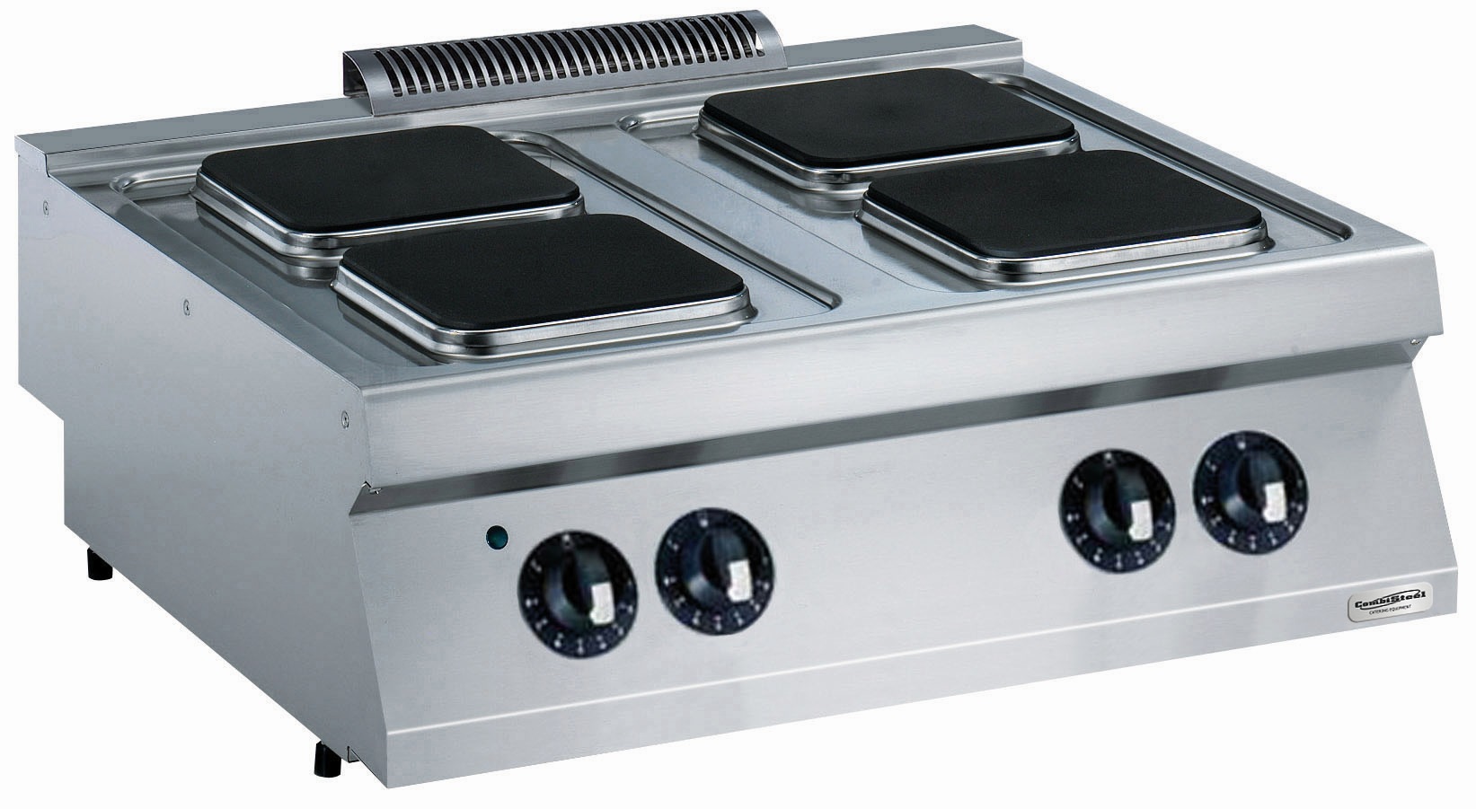Combisteel Elektrische Kookunit met 4 gladde vierkante kookplaten 4x 23x23 cm - PRO Line 700