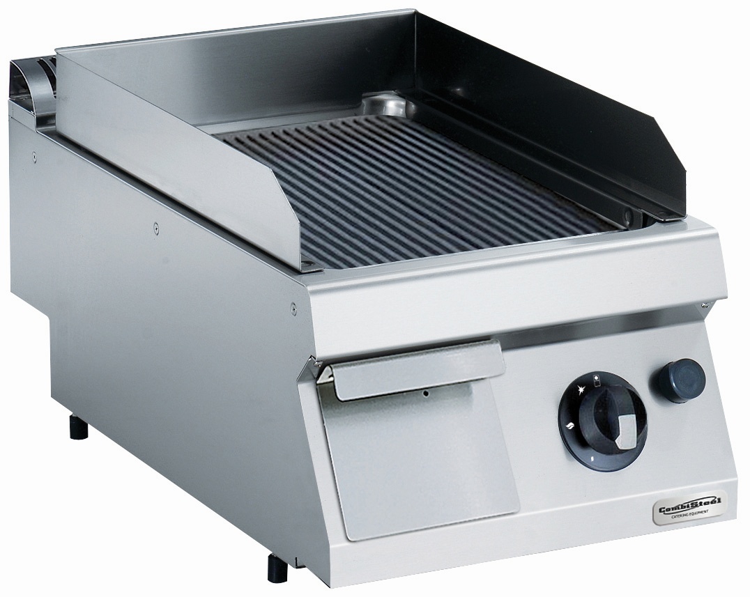 Combisteel Bakplaat geribd op gas - PRO Line 700