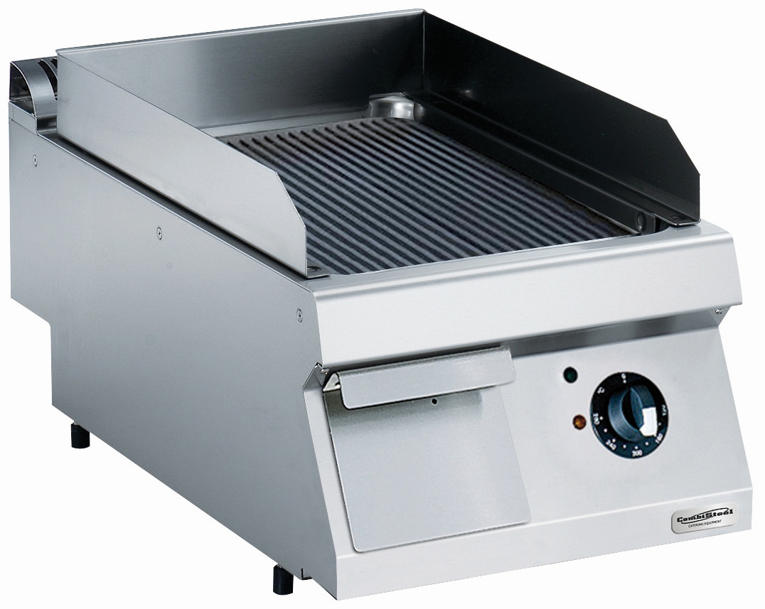 Combisteel Elektrische Bakplaat geribd - PRO Line 700