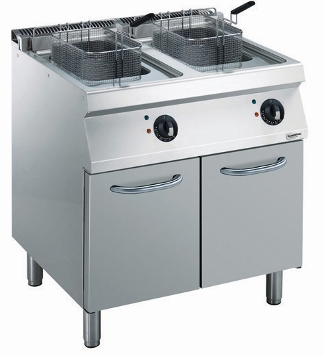 Combisteel Elektrische Friteuse 2x 14 liter inclusief aftapkraan - PRO Line 700
