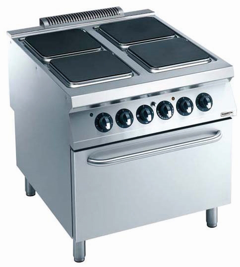 Combisteel Elektrisch fornuis met 4 zone's en elektrische oven - PRO Line 900
