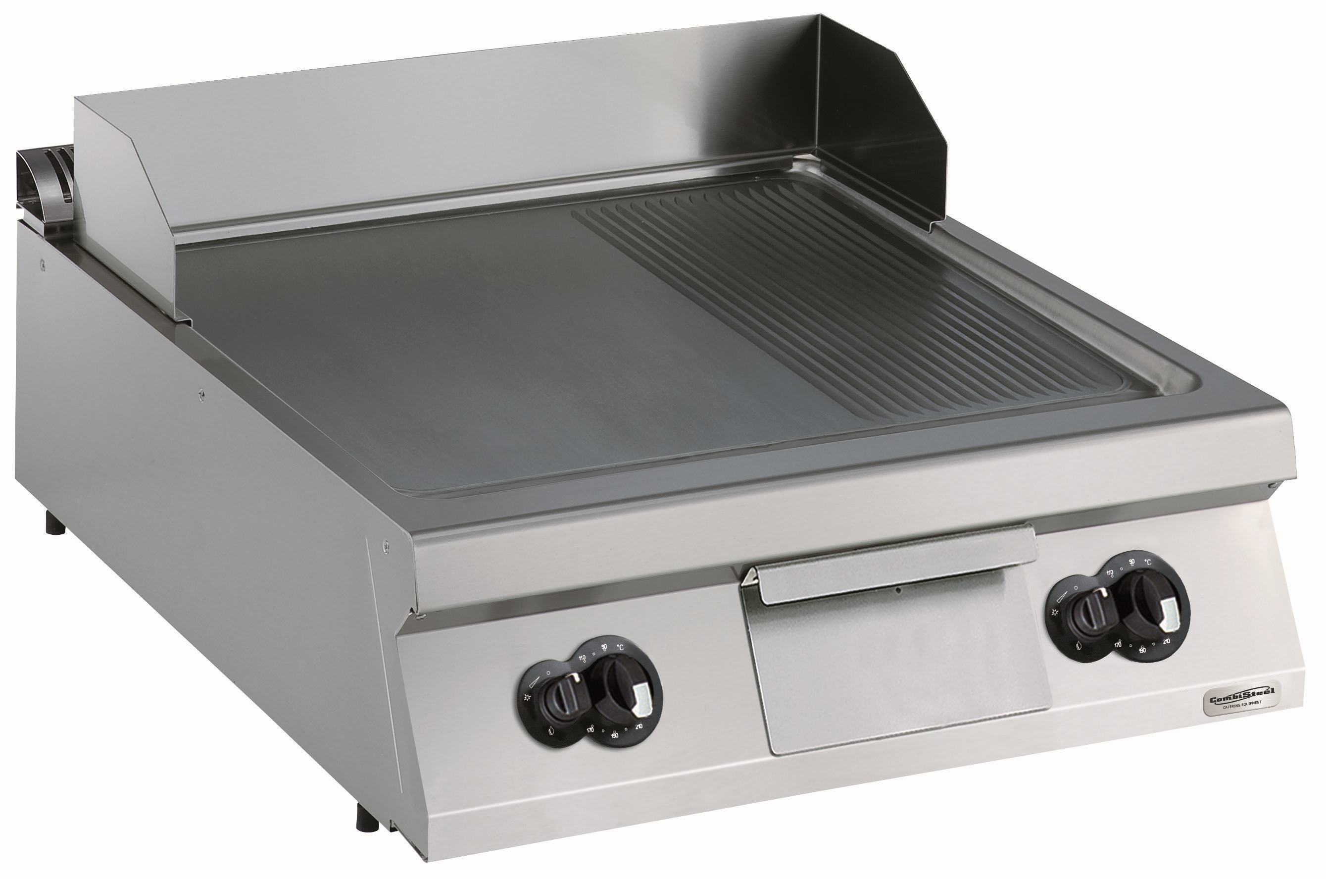 Combisteel Bakplaat glad/geribd op gas - PRO Line 900