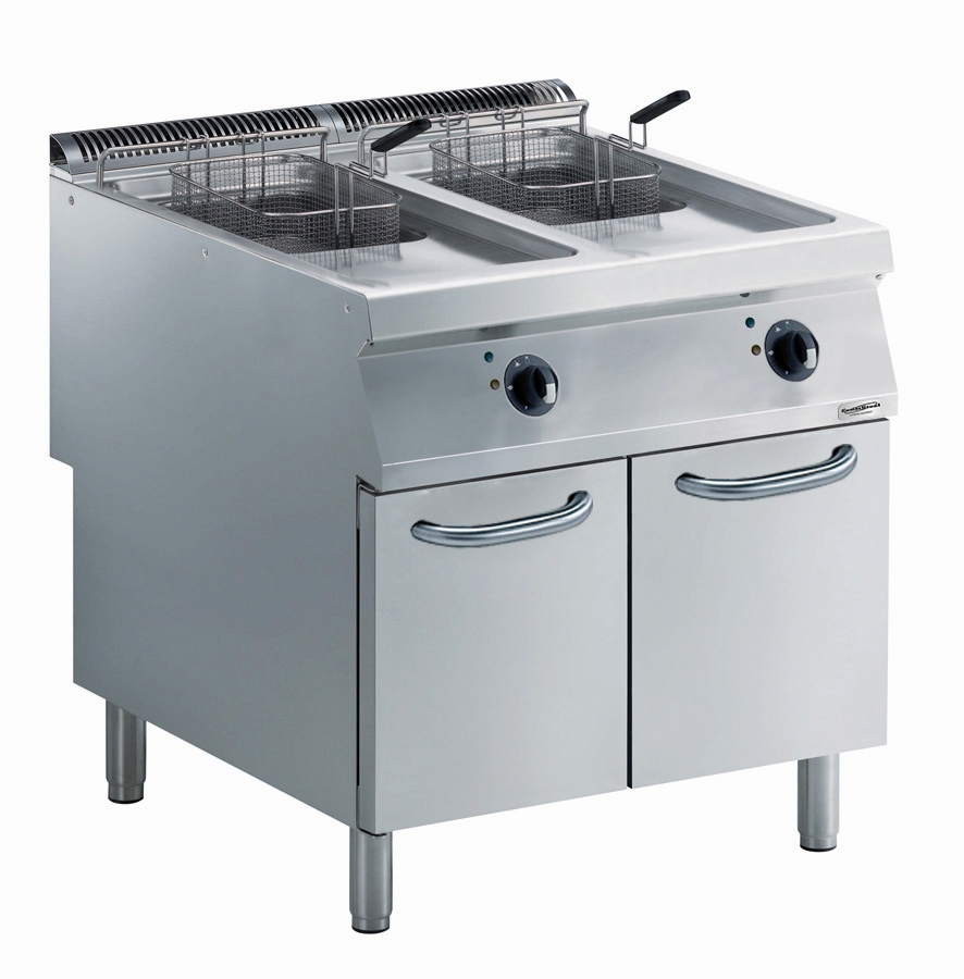Combisteel Elektrische Friteuse 2x 15 liter inclusief aftapkraan - PRO Line 900