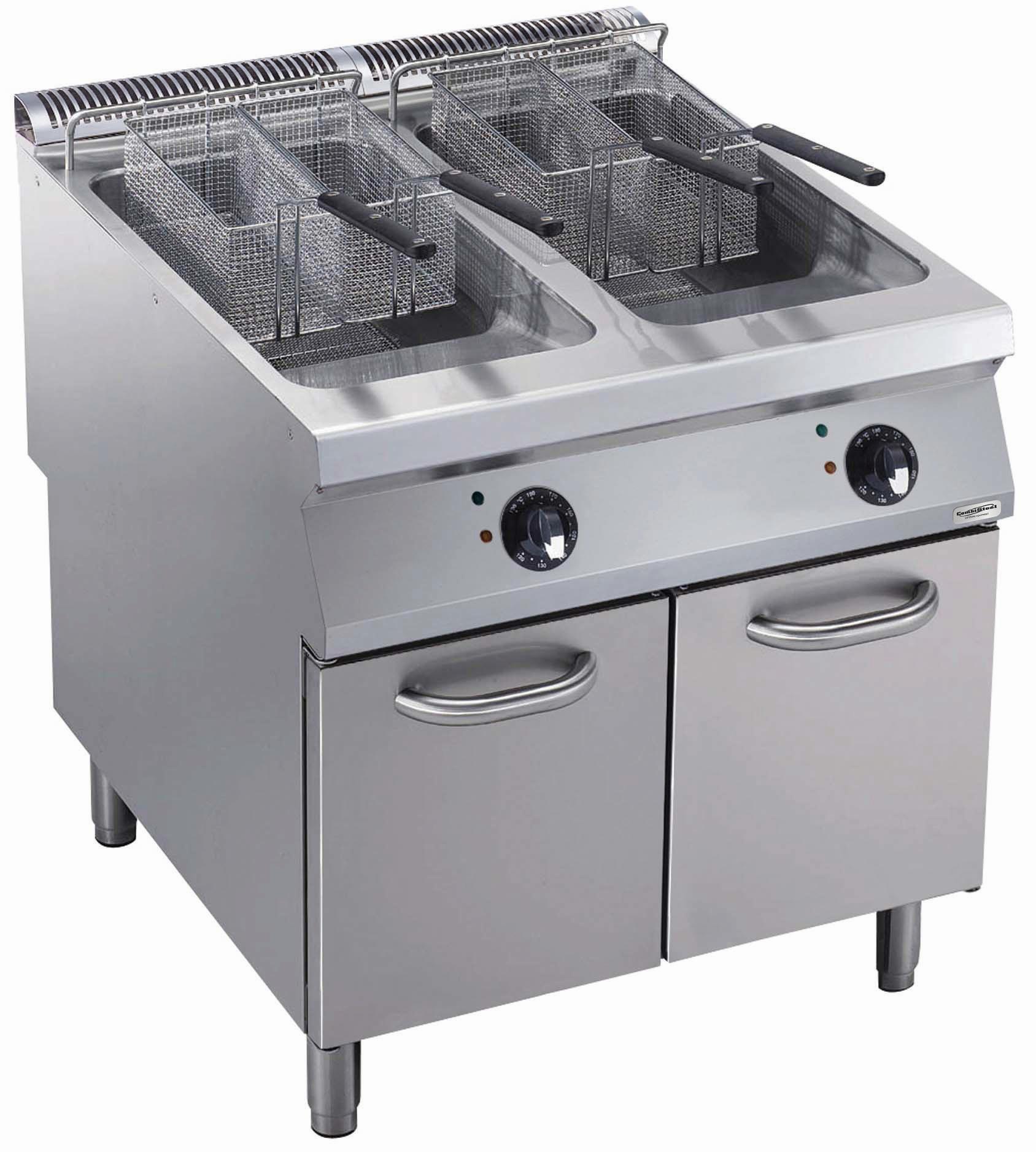 Combisteel Elektrische Friteuse 2x 23 liter inclusief aftapkraan - PRO Line 900