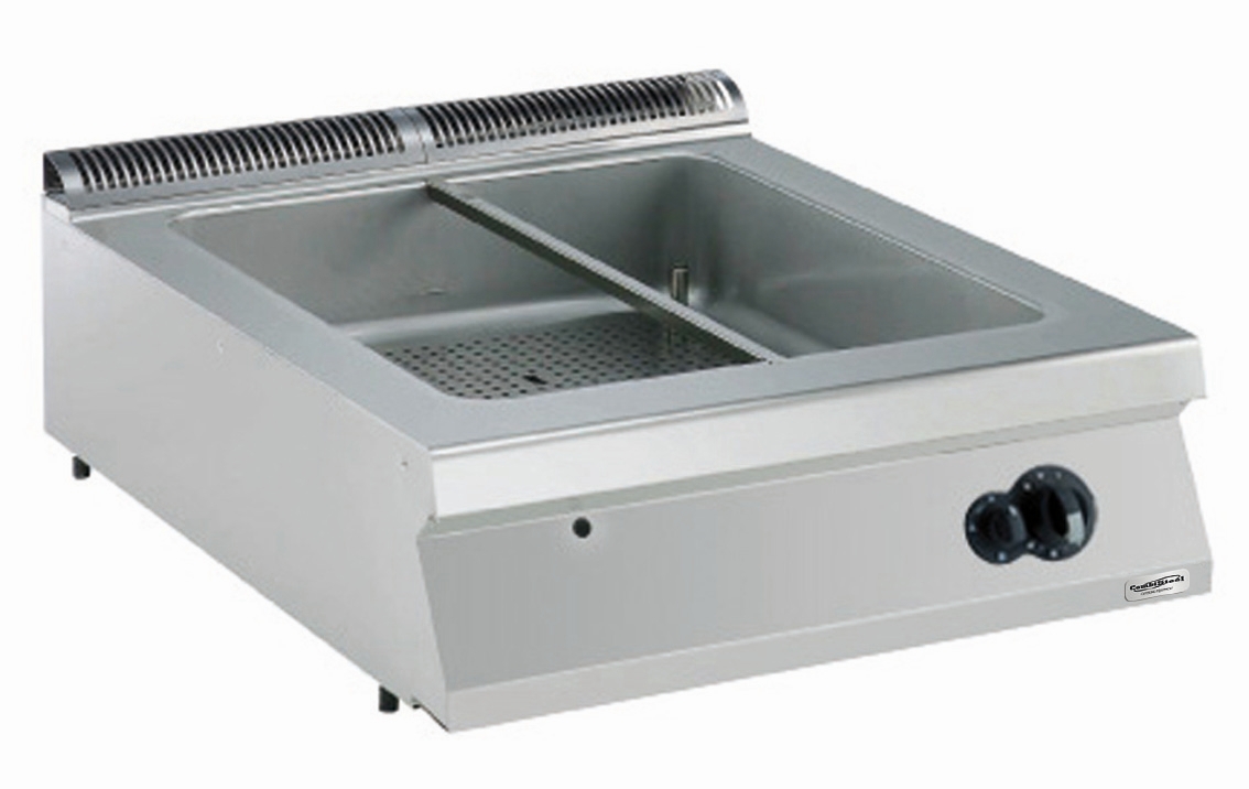Combisteel Bain marie op gas 2x GN 1/1 inclusief aftapkraan - PRO Line 900
