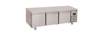 Combisteel Koelwerkbank 280 liter met 3 deuren