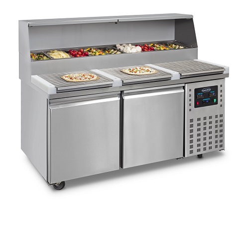 Combisteel Pizzawerkbank 460 liter met 2 deuren - Pro Line